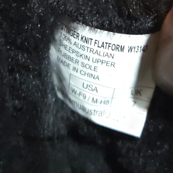 EMU Australia - Stinger Knit Platform Boots 100% Australian Sheep EUC - Picture 8 of 12